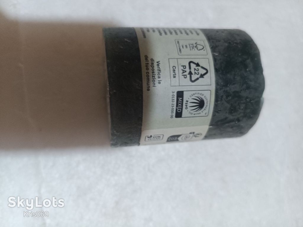 Свічка інтер'єрна фактурна CANDRA Candle  (6.8×8 см, 30 год) - фото фото фото 1