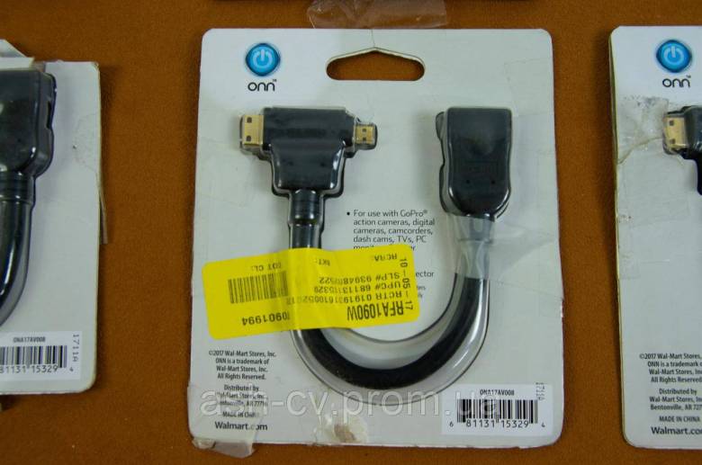 Адаптер, перехідник, Mini, HDMI, Micro, HDMI, на, HDMI, зі США - фото фото фото 1