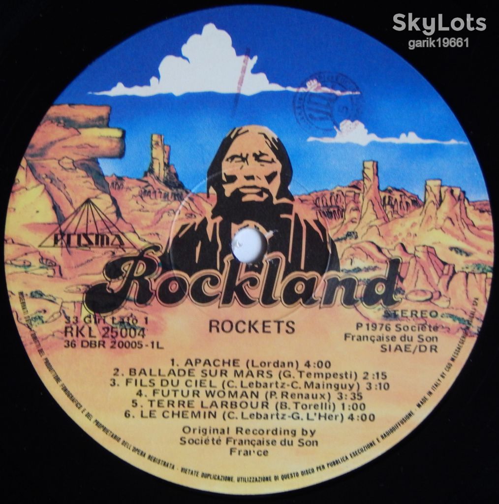 Rockets – Rockets  (Rockland Records – RKL 25004, Italy) EX+/EX+ - фото фото фото 2