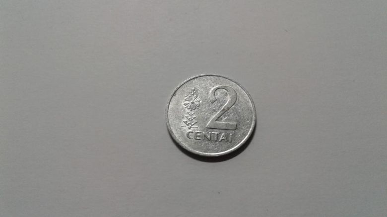 Литва. 2 цента. 1991. - фото фото фото 0