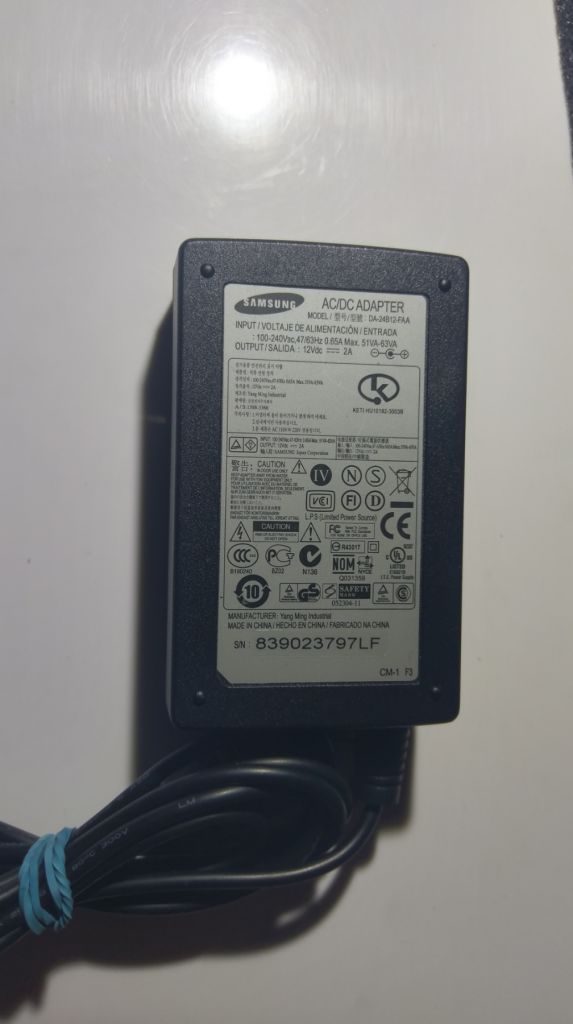 Блок живлення Samsung AC/DC ADAPTER 12V 2A - фото фото фото 1