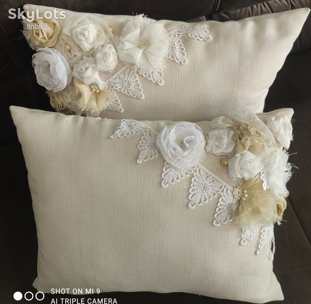 Декоративна наволочка з елементами Handmade ручної роботи - фото фото фото 1