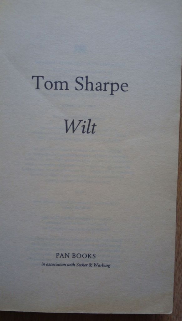 Wilt Tom Sharpe English на Английском книга - фото фото фото 3