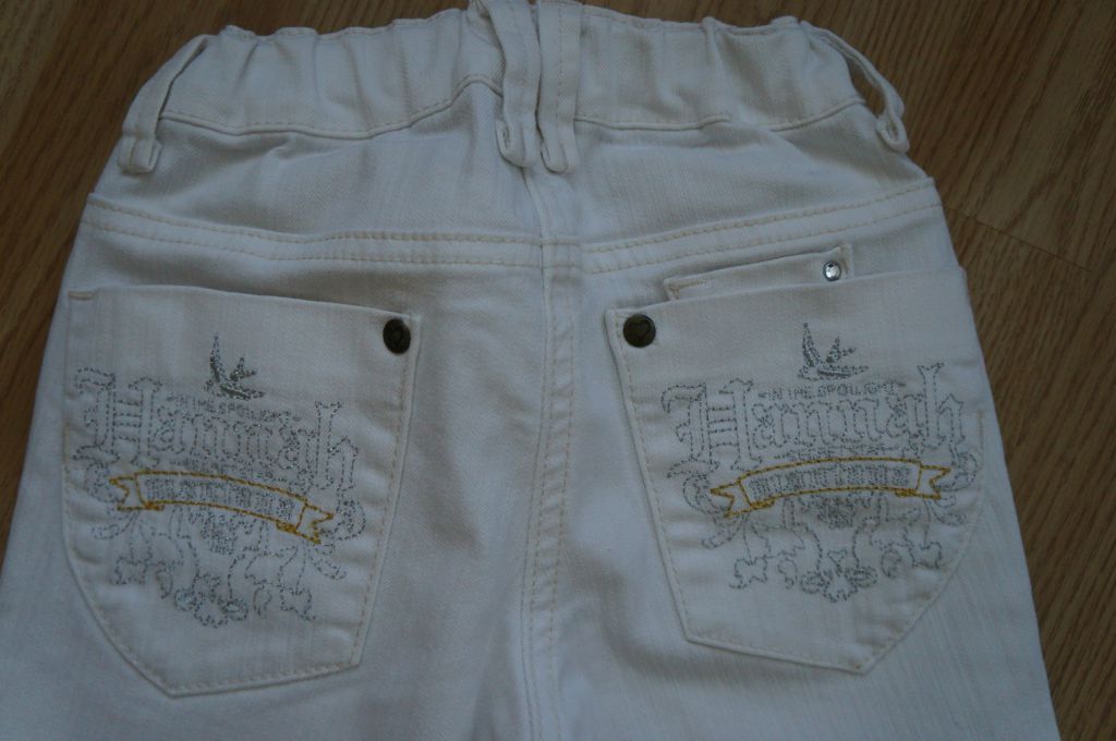 Белые джинсы Hannah Montana,4-5 л. - фото фото фото 4