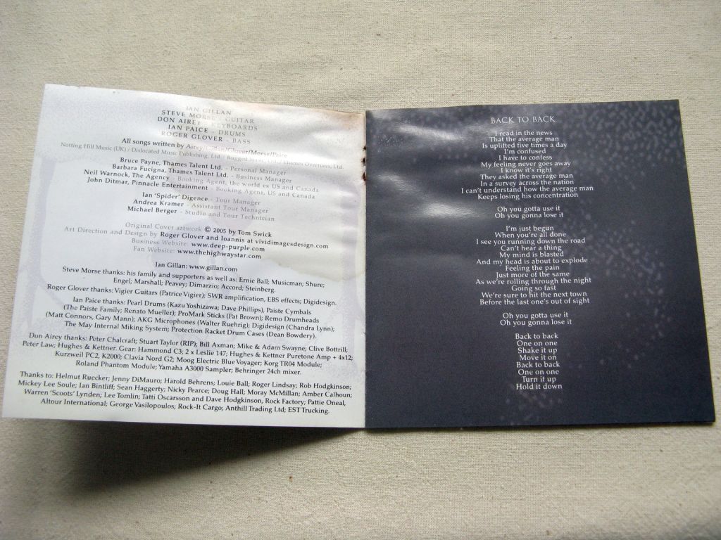 CD Deep Purple. Rapture of the Deep.2005. - фото фото фото 4