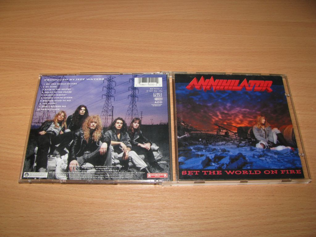 ANNIHILATOR - Set The World On Fire  (1993 Roadrunner) - фото фото фото 0