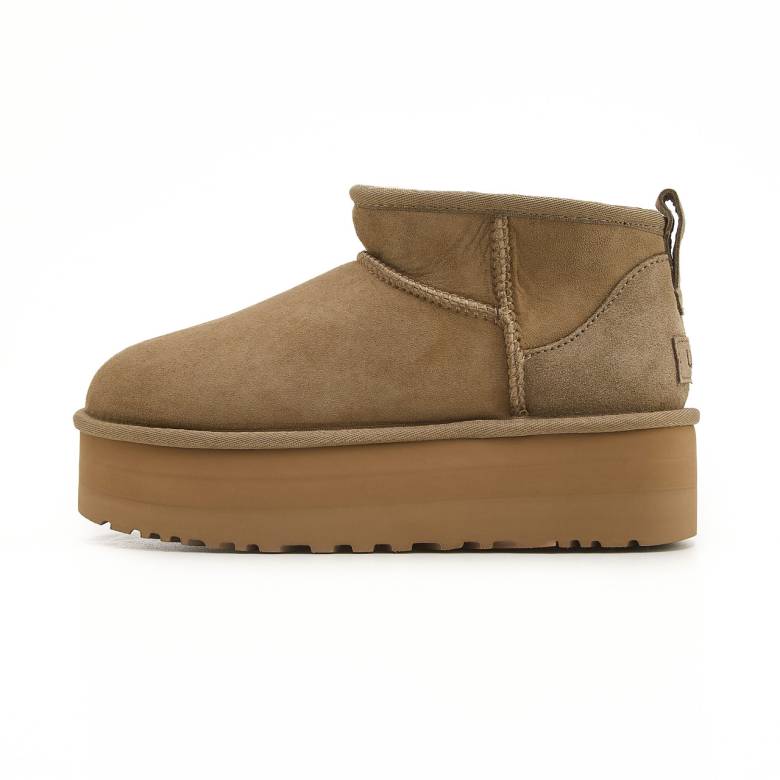 Ugg Classic Ultra Mini Platform XL Beige-Brown 38 40 - фото фото фото 0
