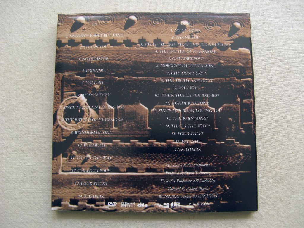 CDLP Led Zeppelin Family. Jimmy Page &amp; Robert Plant. No Quarter. CD+DVD. 1994/2005. - фото фото фото 5