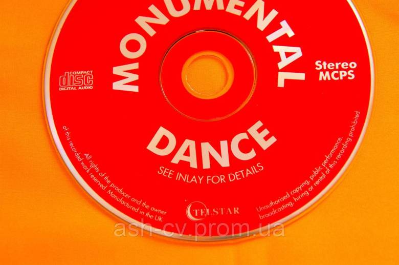 Музичний диск CD. MONUMENTAL DANCE - фото фото фото 2