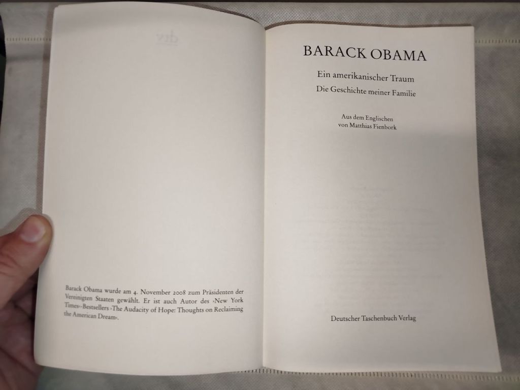 книга мемуари Барак Обама «Ein amerikanischer Traum. Die Geschichte meiner Familie»  (німецькою мовою) - фото фото фото 4