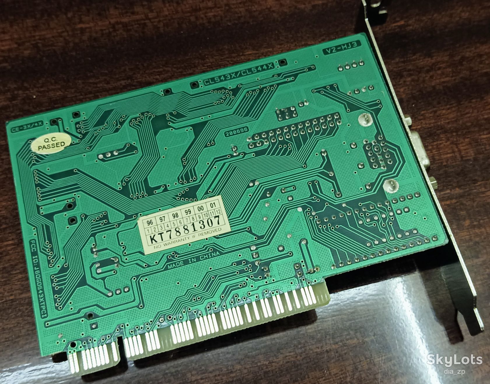 Ретро видеокарта PCI — Cirrus Logic CL-GD5446 2MB   (100% Рабочая, Раритет 1996г) - фото фото фото 6