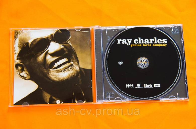 Музичний диск CD. RAY CHARLES - GENIUS LOVES COMPANY - фото фото фото 2