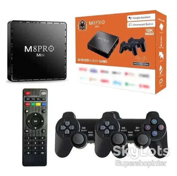 Игровая консоль M8 Рro Android Wireless Ретро приставка на 10000 игр - фото фото фото 0