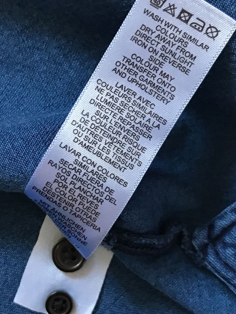 Стильная джинсовая рубашка, Asos Denim.  S ворот 37/38 - фото фото фото 9