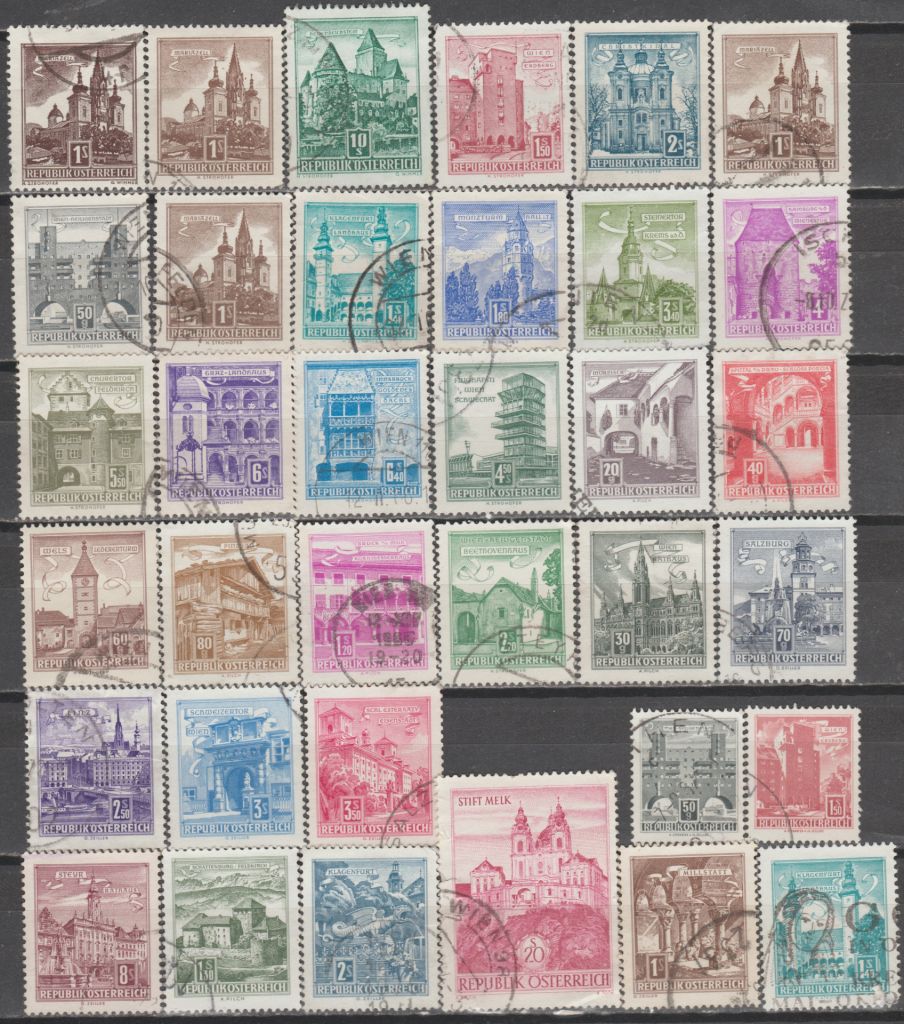Австрия Австрія 1957-1970 замки архітектура - фото фото фото 0