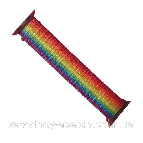 Ремешок Apple Watch 38  40 радуга rainbow - фото фото фото 0