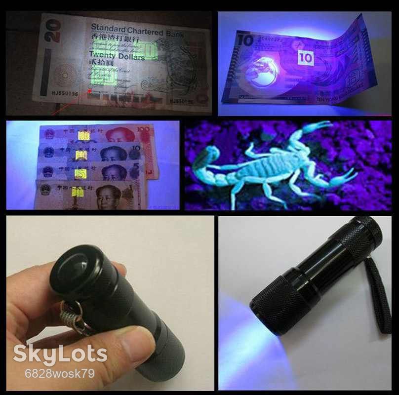 Фонарь UV ультра-фиолет 9LED детектор валют +сушка для лака - фото фото фото 1