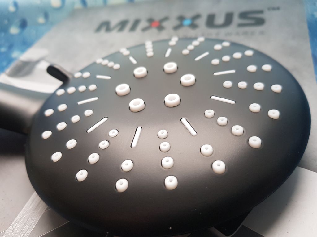 Лейка для душа Mixxus SH-15    (3 режима) черная - фото фото фото 5