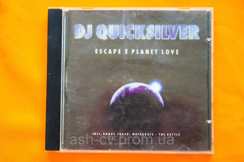 Музичний диск CD. DJ QUICKSILVER - Escape 2 planet love 1998 - фото фото фото 0