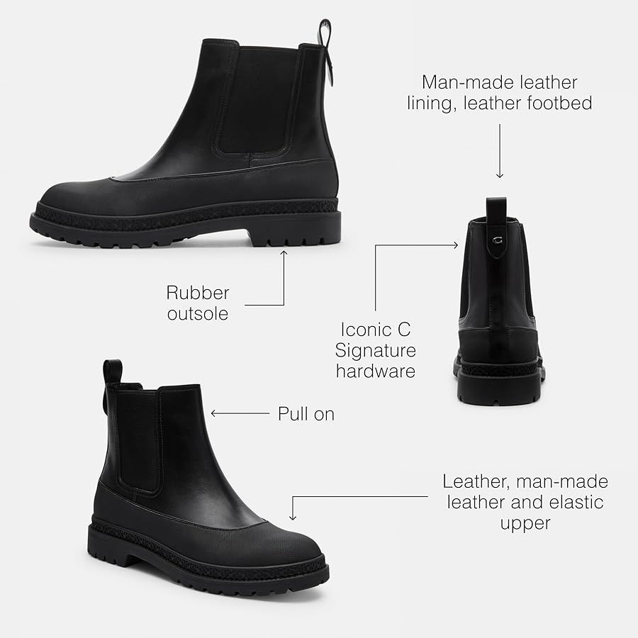 Черевики челсі Coach Mens Boots Carver - фото фото фото 3