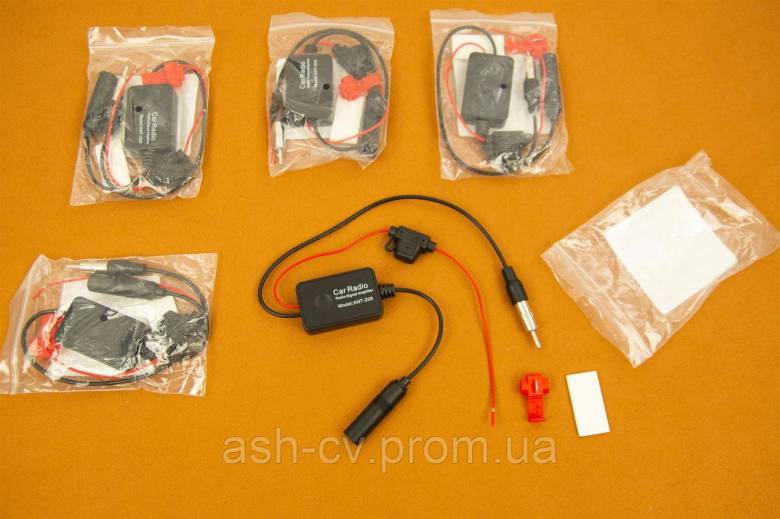 Автомобільний, підсилювач, радіо, FM, антени, Car Radio Signal Amplifier, ANT-208, ANT208 - фото фото фото 0