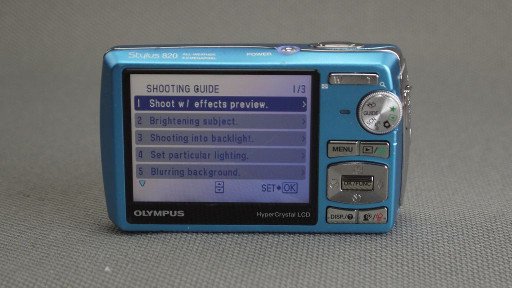 Цифровой фотоаппарат Olympus Stylus 820 8.0Mpix All-Weather camera блакитний Вживане - фото фото фото 2