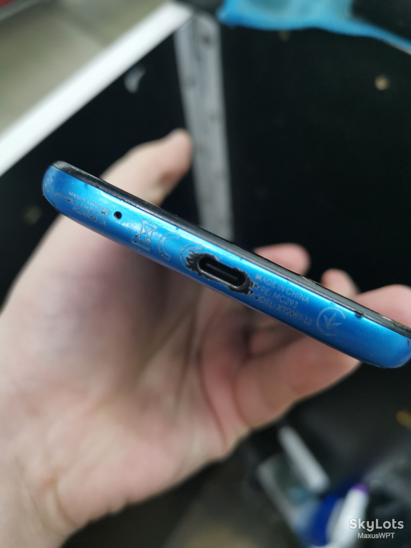 #659 Sklad Motorola E7I Power  blue - фото фото фото 2