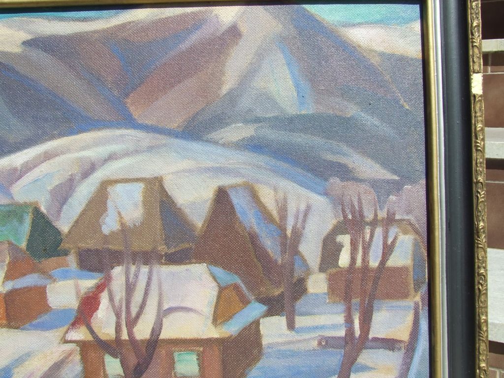 Нар.худ. Укр. Микита В,В. х.м. 65х50 см 1982гг.Закарпатская шк. Эрдели Бокшая - фото фото фото 4