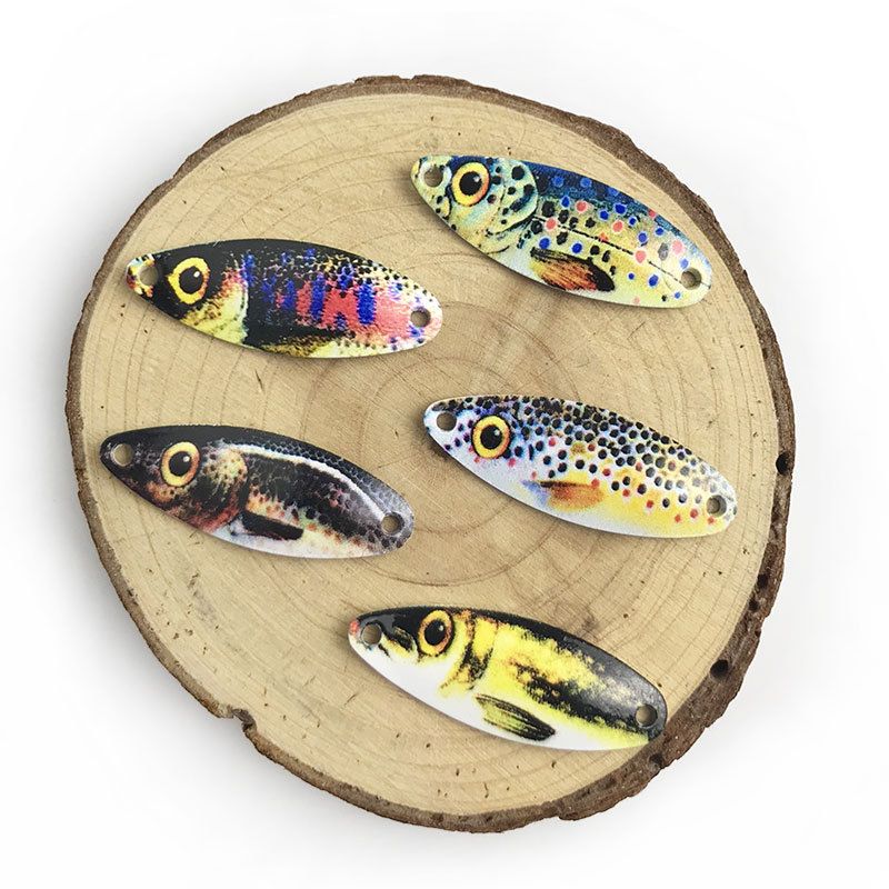 Набір коливних блешень FishCraft 3DShadow 3g 5Pcs - фото фото фото 2
