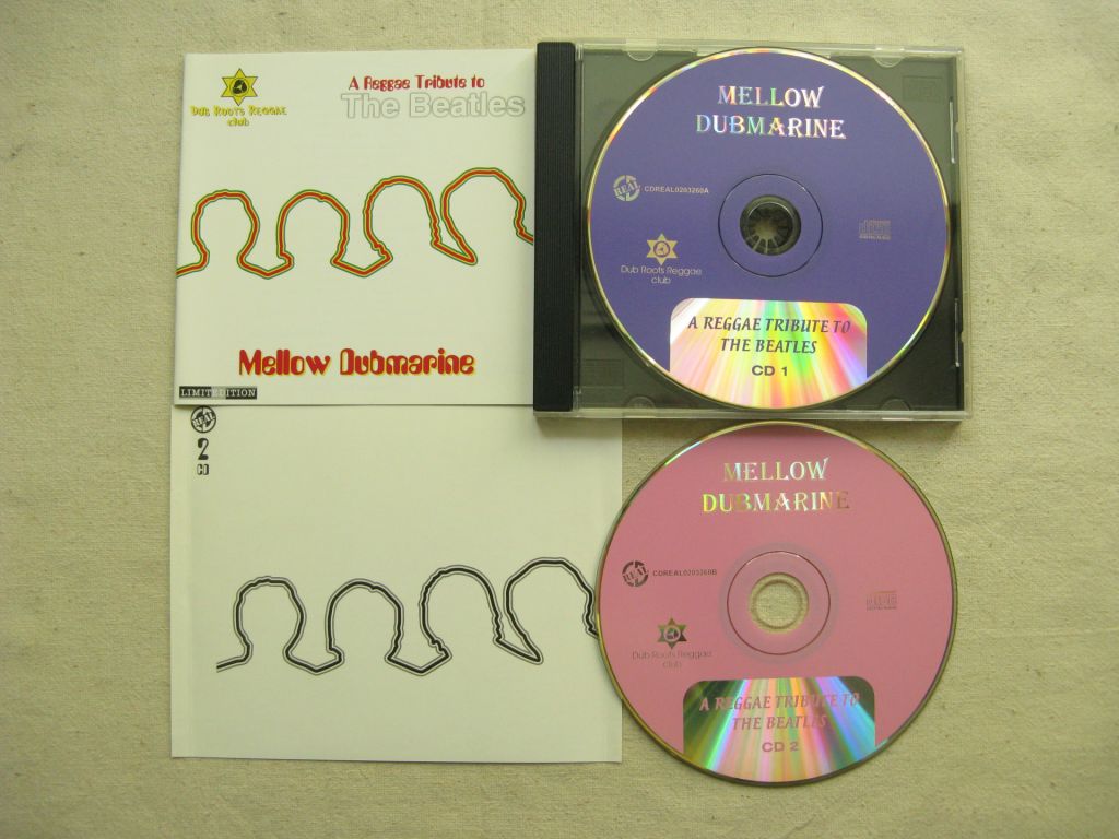 CD Beatles Tribute. Mellow Dubmarine: A Reggae Tribute To  Beatles. 2 CD. - фото фото фото 1