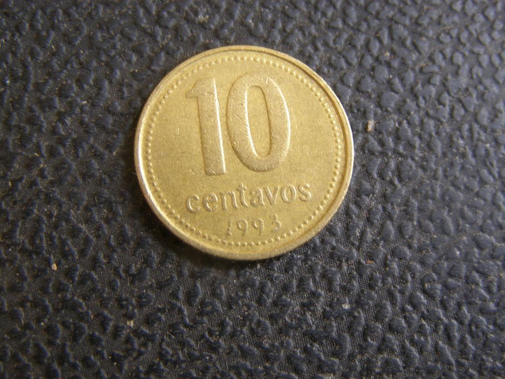 10 сентаво Аргентина 1993 г - фото фото фото 0