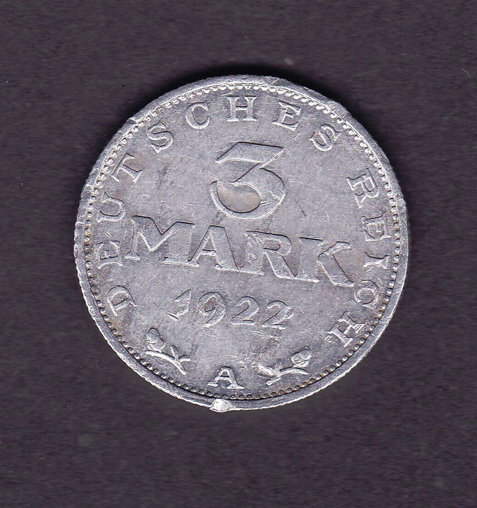 Германия 1922 г - 3 марки - 2а скана - фото фото фото 0