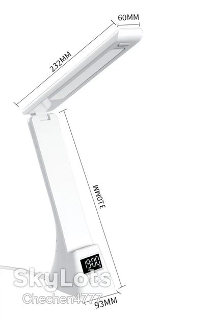 Лампа настільна LED   (TYV-2088)   (з годинником та бездротовою зарядкою для телефону) - фото фото фото 5