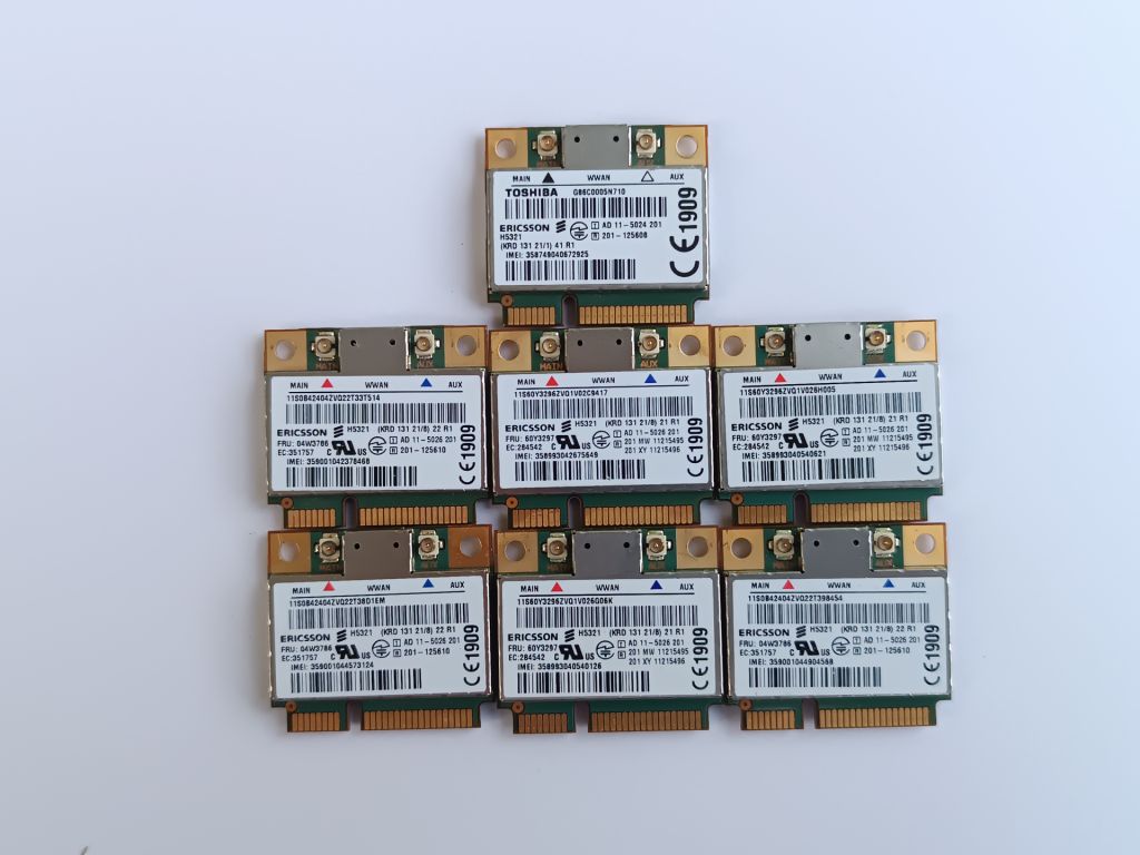 Модем 3G Ericsson H5321 Mini PCI 3G/HSPA+ GPS   (04W3786 60Y3297) Z3G010 - фото фото фото 0