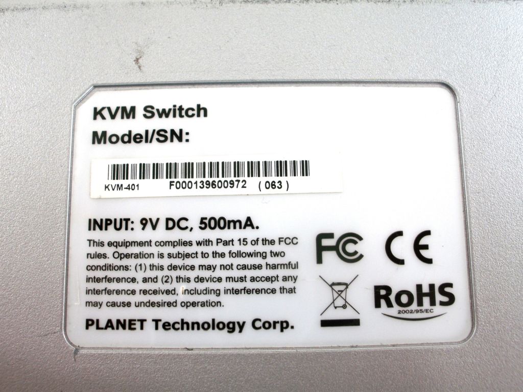 Planet KVM Switch KVM-401 - фото фото фото 5