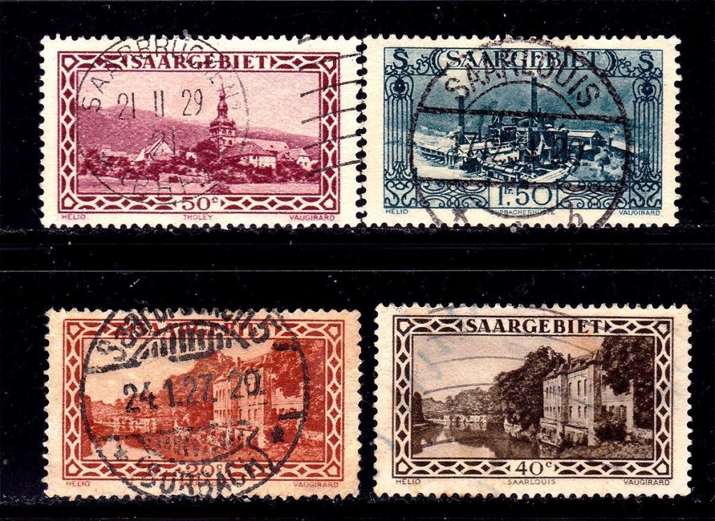СААР / SAAR  1932 г  гаш . - архитектура - фото фото фото 0