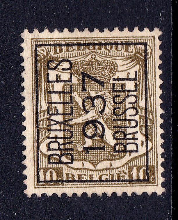 Бельгия  1937 г  б.к.=n/g - надпечатка - фото фото фото 0