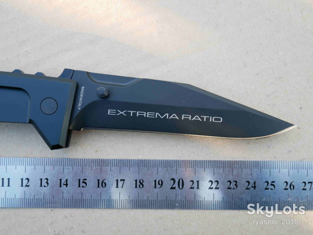 Extrema Ratio – M.P.C., 440С Black, Al Black, Replica, Tactical, EDC, Back Lock - фото фото фото 3