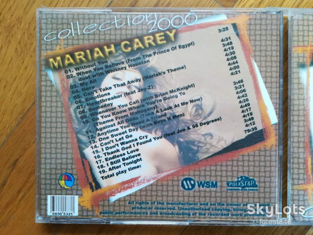 Mariah Carey-Collection 2000-состояние: 4+ - фото фото фото 2