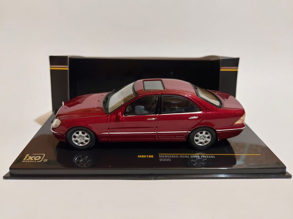 IXO 1:43 Mercedes-Benz S500, W220  (2000) bernstein red metallic - фото фото фото 0