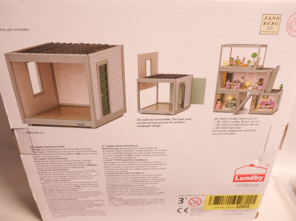 Модульна лялькова кімната від LUNDBY 22 см  (Швеція) - фото фото фото 2