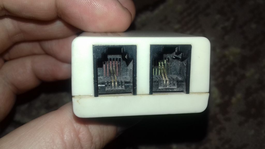 Сплиттер ADSL Splitter SP-206 разветвитель для модема и телефона - фото фото фото 5