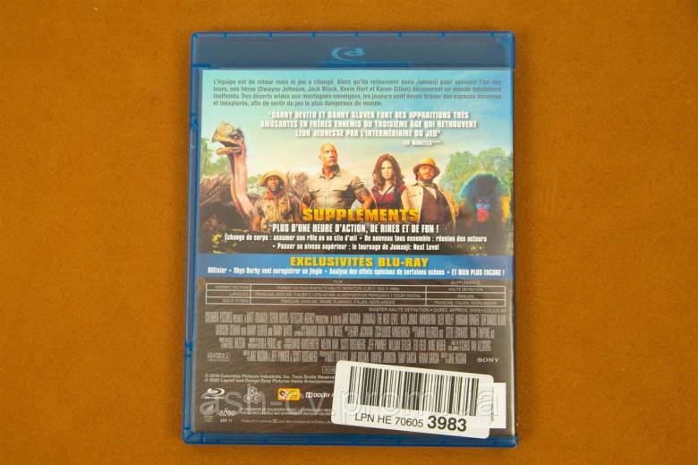 Диск, Blu-Ray, Jumanji, Next Level - фото фото фото 2
