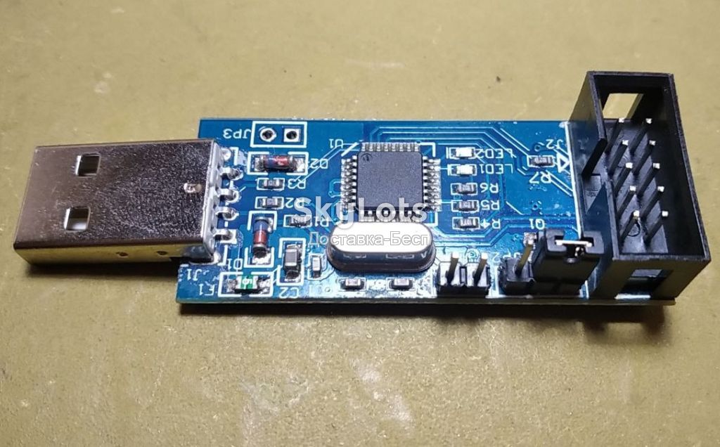 Программатор USB USBASP LC-01 51 AVR ATMEGA8 ATMEGA128 Win7 ATtiny/CAN/PWM    (489-2) - фото фото фото 4