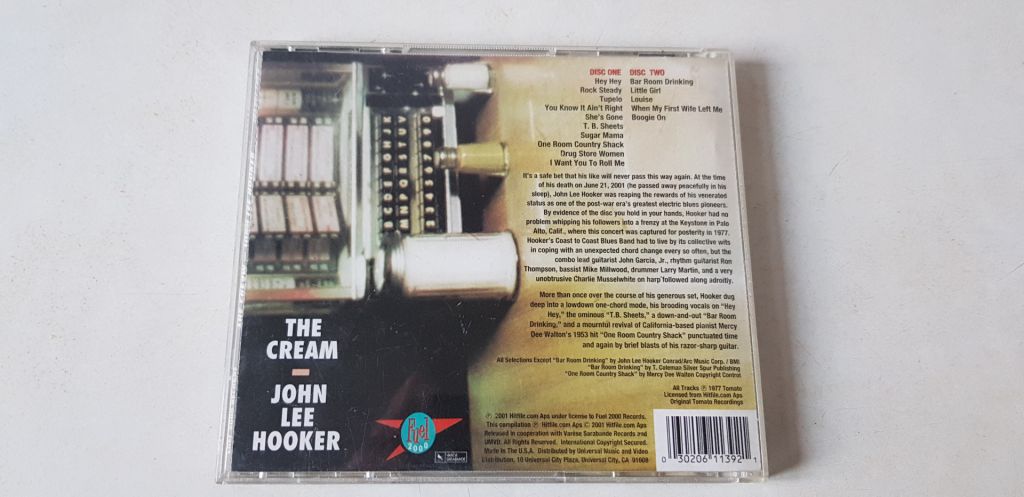 John Lee Hooker The Cream 2CD фірмовий - фото фото фото 1