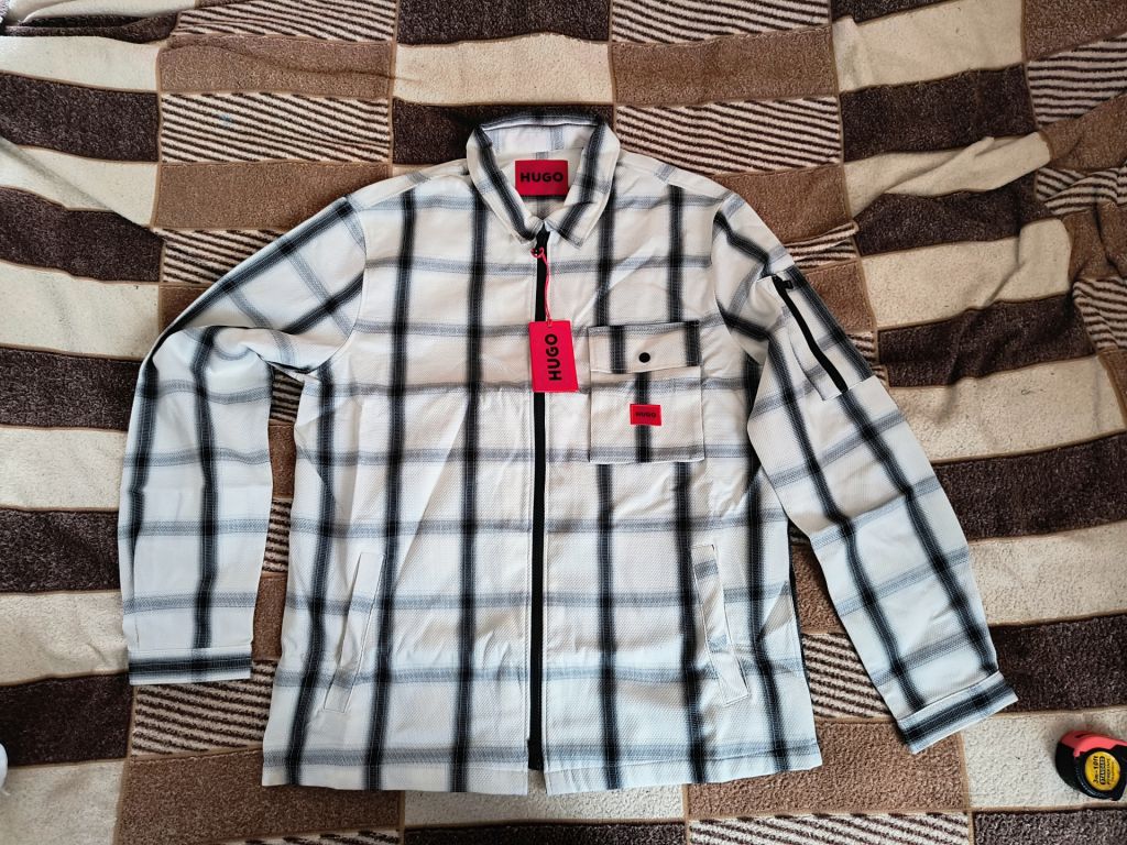 Вітровка Hugo   (Hugo Boss)Cotton Mix Canvas Zip Up Overshirt - фото фото фото 3