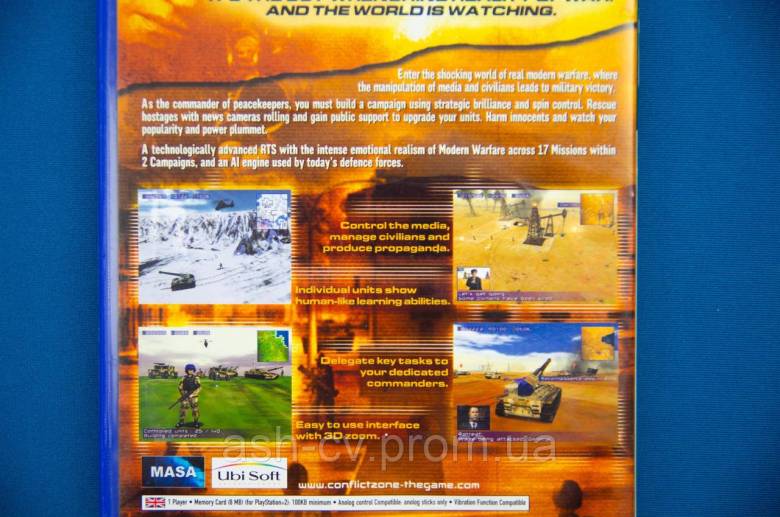 Диск для Playstation 2  гра Conflict Zone - фото фото фото 7