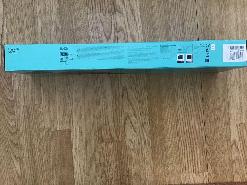 Беспроводная клавиатура и мышка Logitech MK220 RUS  (920-003169). Новая. Оригинал. - фото фото фото 3
