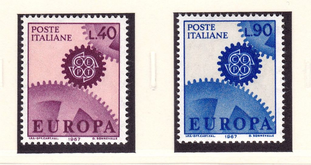Италия 1967 г MNH  - EUROPA CEPT - - фото фото фото 0