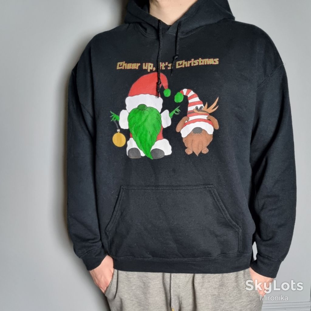 Худі чоловіча christmas чорний, xl - фото фото фото 3